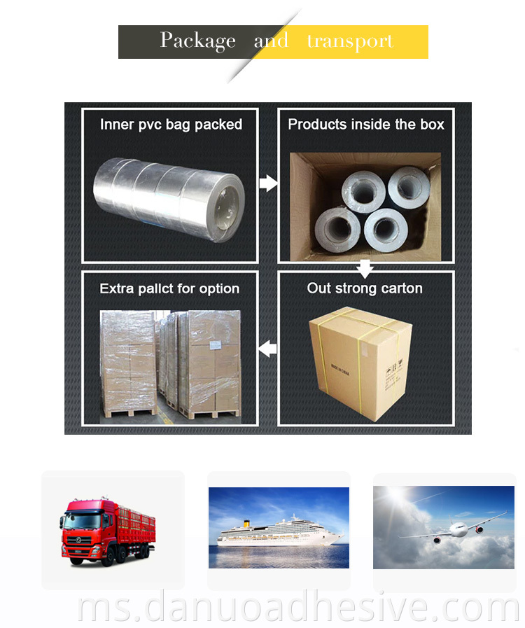 Pita kerajang aluminium kalis air pelekat diri